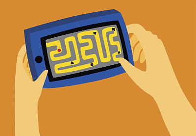 在智能手机上玩游戏图片下载