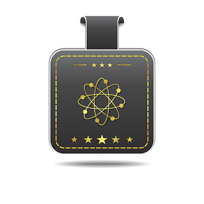 科学黄金矢量图标设计图片下载