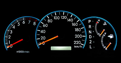 全视图的速度表仪表盘图片下载