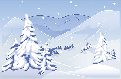 冬天的风景图片下载