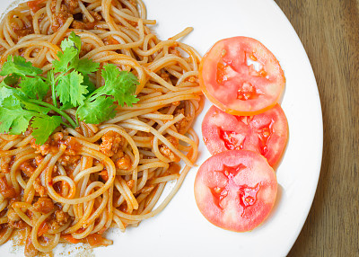 意大利面加蕃茄酱图片下载