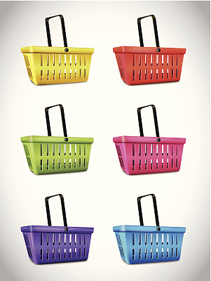 塑料篮子里设置图片下载
