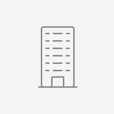住宅建筑线条图标图片下载
