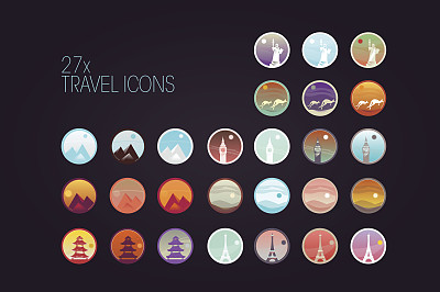 旅游的图标图片下载