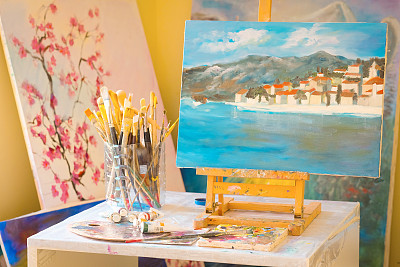 画家工作室图片下载