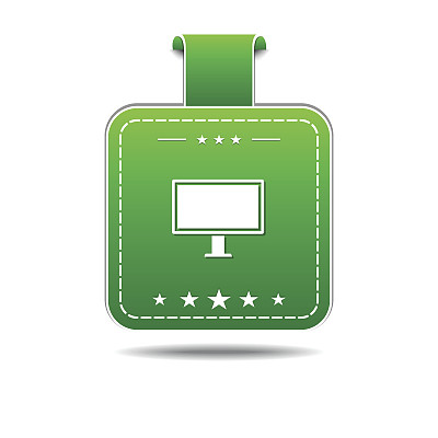 计算机绿色矢量图标设计图片下载