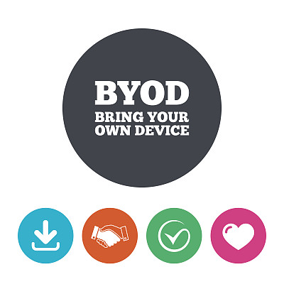 BYOD标志图标。带上自己的设备标志图片下载