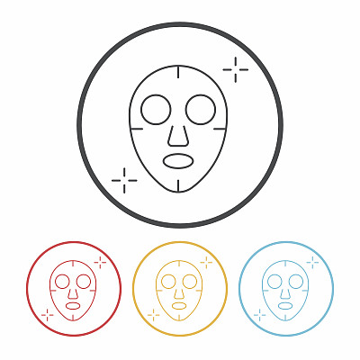 面膜线图标图片下载