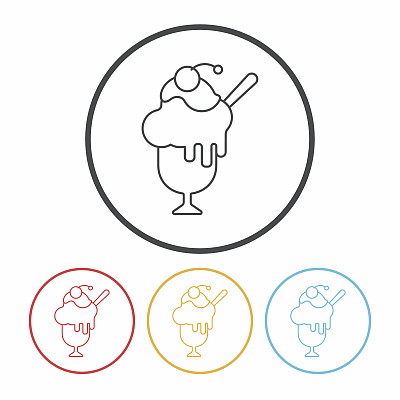 甜点冰淇淋系列图标图片下载