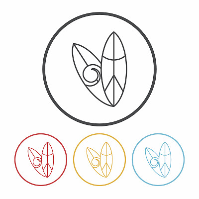 冲浪板行图标图片下载