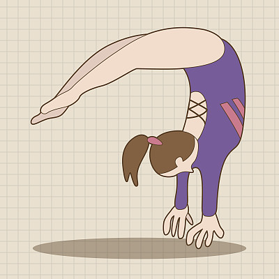 体操的主题元素图片下载