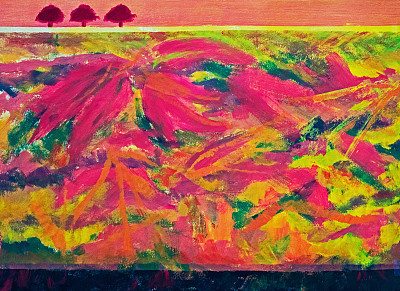 秋天的印象画图片下载