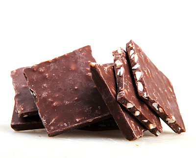 白色上的巧克力图片下载