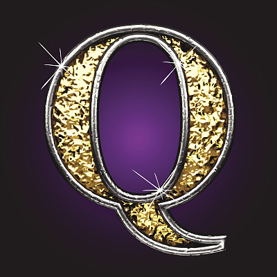 金色小雕塑q图片下载