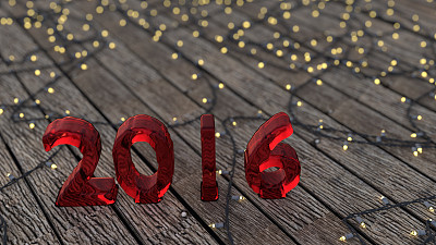 新年20 16在木板路上图片下载