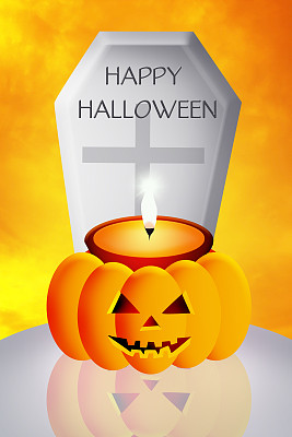 万圣节的坟墓图片下载