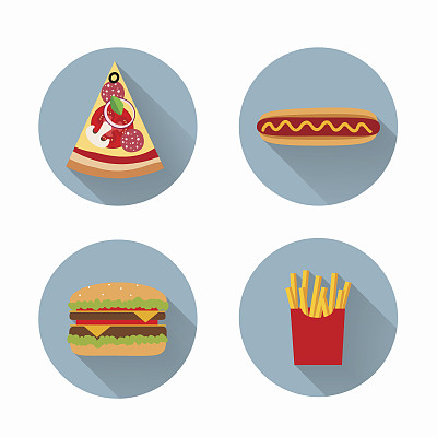 快餐平面设计图片下载