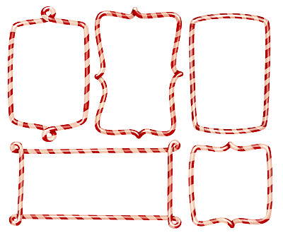 糖果边界装饰图片下载