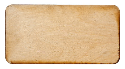 白色背景上孤立的木制标志图片下载