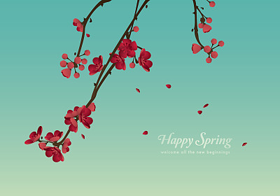 快乐的春天。欢迎所有新的开始。图片下载