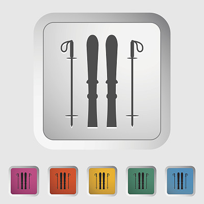 滑雪图标图片下载