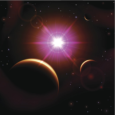 太阳和地球素材图片