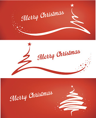 圣诞快乐的背景与树和星星图片下载