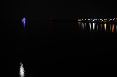 马恩岛灯光图片下载