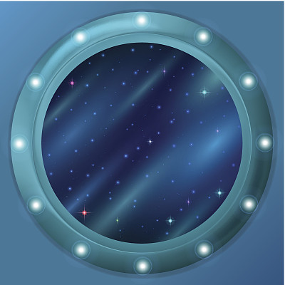 星星和星云的窗口图片下载