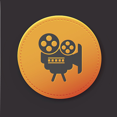 视频按钮,干净的向量图片下载