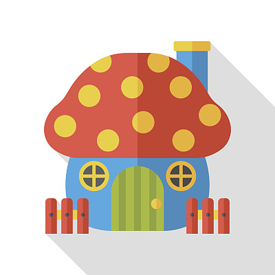 蘑菇屋平面图标图片下载