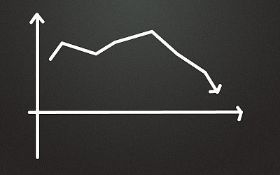 业务图表和向下箭头图片下载