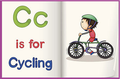 在一本书的图片骑自行车图片下载