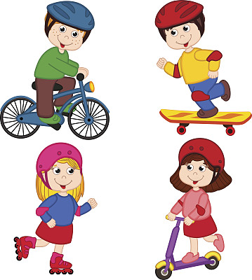 集孤立儿童和运动图片下载