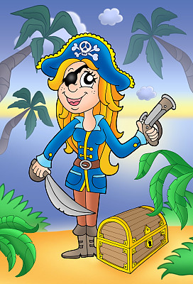 红发海盗女图片下载