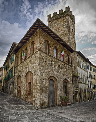 历史建筑仰天俯视图片下载