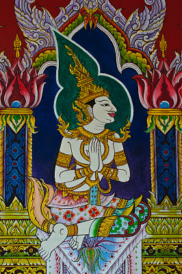 泰国风格的绘画图片下载