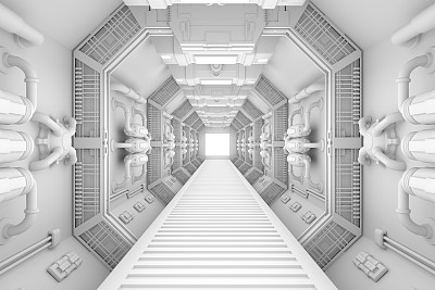 宇宙飞船的内部素材图片