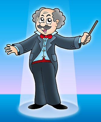 舞台上的音乐大师图片下载