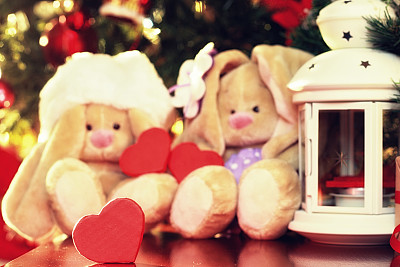 灯笼和玩具过年图片下载