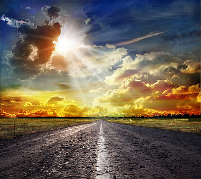 开放的道路图片下载