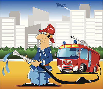 消防车素材图片