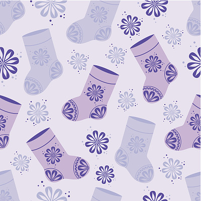 圣诞节无缝模式图片下载