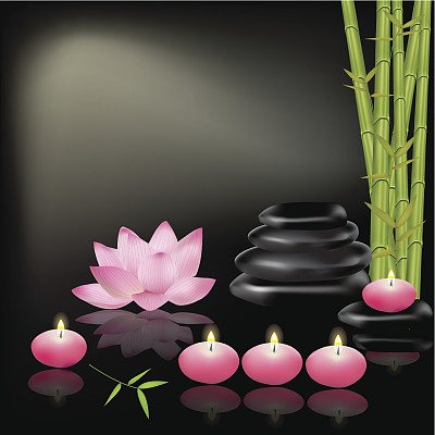 水疗风格的深色背景图片下载