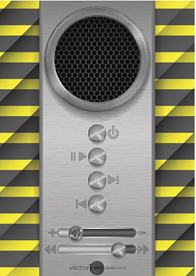 抽象演讲者概念设计。图片下载