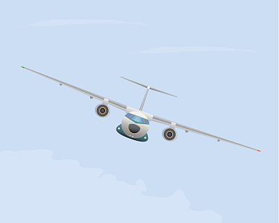 飞机在飞行中图片下载