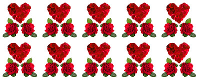 红玫瑰花瓣心情人节图片下载