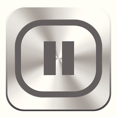 暂停按钮。图片下载