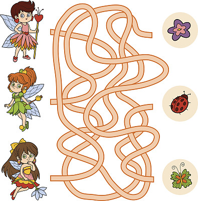 儿童迷宫游戏(小仙女)图片下载