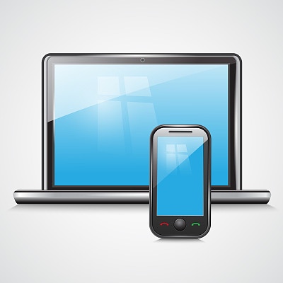 图标笔记本和手机图片下载